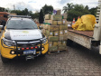 Caminhão com 985 quilos de maconha que seguia para Colombo (PR) é interceptado pelo BPRv na Rodovia da Uva