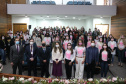Servidoras e prestadoras de serviço vinculadas à Sesp participam da Campanha Paraná Rosa