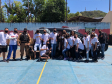 Equipe de Operações com Cães participa de atividade em colégio em Santo Antônio da Platina (PR)