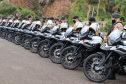 Polícia Militar recebe 155 novas motocicletas BMW durante solenidade em Ponta Grossa (PR)