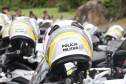 Polícia Militar recebe 155 novas motocicletas BMW durante solenidade em Ponta Grossa (PR)