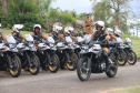 Polícia Militar recebe 155 novas motocicletas BMW durante solenidade em Ponta Grossa (PR)