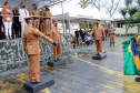 Batalhão de Polícia de Trânsito recebe novo comandante durante solenidade em Curitiba