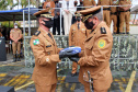 Batalhão de Polícia de Trânsito recebe novo comandante durante solenidade em Curitiba