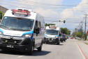 Operação integrada transfere 50 presos do Litoral para a Casa de Custódia de Piraquara