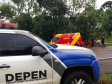 Equipes do Deppen salvam vidas de família após acidente na PR 466