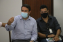 Secretário participa de reunião na prefeitura de Guaíra