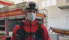 Primeiro grupo de bombeiros paranaenses e cães de faro viaja para Petrópolis