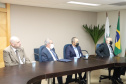 Secretário Marinho recebe visita do presidente do Tribunal Regional Eleitoral em Curitiba
