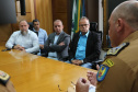 Novo secretário de Segurança Pública reúne comandantes das forças do Paraná