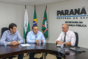 Em Curitiba, secretário Hudson recebe deputado Bakri e representantes de municípios do Oeste do Paraná