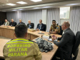 Secretário Hudson se reúne com representantes das associações da PMPR e CBM