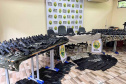  Operação da PM resulta na apreensão de 160 armas, maior volume da história da corporação