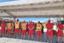 Bombeiros militares formam novos guarda-vidas civis durante a temporada no Litoral