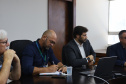 Secretário recebe Deputado Tiago Amaral e prefeitos de Mandaguaçu e Ribeirão do Pinhal 