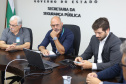 Secretário recebe Deputado Tiago Amaral e prefeitos de Mandaguaçu e Ribeirão do Pinhal 
