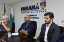Secretário recebe Deputado Tiago Amaral e prefeitos de Mandaguaçu e Ribeirão do Pinhal 