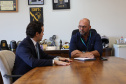Secretário da Segurança Pública recebe visita do deputado Luiz Fernando Guerra