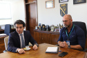 Secretário da Segurança Pública recebe visita do deputado Luiz Fernando Guerra