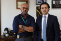 Secretário da Segurança Pública recebe visita do deputado Luiz Fernando Guerra