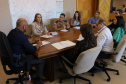 Secretário Hudson recebe a Deputada Estadual Maria Vitória e a prefeita de Astorga Suzie Pucillo