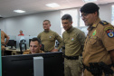 Polícia Militar do Paraná apresenta tecnologias e Centro de Operações para oficiais de Santa Catarina