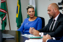 Secretário Hudson recebe a Deputada Estadual Cloara Pinheiro