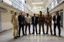 Secretário Hudson faz visita técnica em duas unidades prisionais no interior do Estado