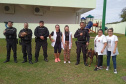 Projeto educativo sobre animais em CMEIs de Maringá tem apoio de cães da Polícia Penal