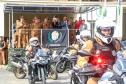 PM homenageia autoridades civis e militares nos dois anos da unidade policial de motocicletas