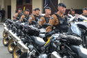 PM homenageia autoridades civis e militares nos dois anos da unidade policial de motocicletas