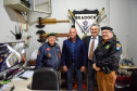 Secretário Hudson visita unidades policiais em Bocaiúva do Sul