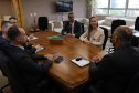Secretário Hudson recebe representantes da ABIN
