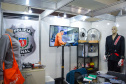 Polícia Penal expõe materiais produzidos com mão de obra prisional em feira industrial