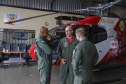 Paraná envia helicóptero para auxiliar atendimento em Santa Catarina
