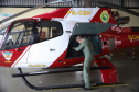 Paraná envia helicóptero para auxiliar atendimento em Santa Catarina