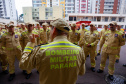 Rádio Vídeos Imagens Editorias Arquivo de Notícias Contato Corpo de Bombeiros do Paraná completa 111 anos de atuação