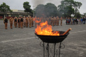 Polícia Militar realiza solenidade alusiva ao Dia da Bandeira Nacional