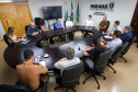 Secretário Hudson recebe secretário Santin Roveda e integrantes do Grupo Dignidade do Paraná