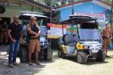 Polícia Militar recebe dois UTVs elétricos para reforço do policiamento na Ilha do Mel
