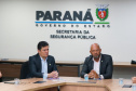 Secretaria da Segurança Pública do Paraná recebe comitiva do Senador Sergio Moro 