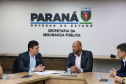 Secretaria da Segurança Pública do Paraná recebe comitiva do Senador Sergio Moro 