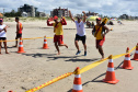 Bombeiros cumprem desafio de 25 km de corrida e pedaladas no Litoral