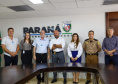 Autoridades políticas fazem visita na Secretaria da Segurança Pública do Paraná