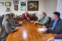 Secretário de Segurança Pública recebe visita da prefeita de Ponta Grossa na Sesp