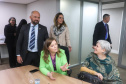 Secretário Hudson recebe secretária nacional de Enfrentamento à Violência Contra Mulheres Denise Motta Dau 