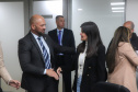 Secretário Hudson recebe secretária nacional de Enfrentamento à Violência Contra Mulheres Denise Motta Dau 