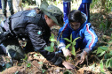 PMPR e SPVS plantam 170 mudas de árvores nativas em celebração ao aniversário da corporação