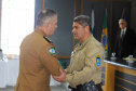 Solenidade militar marca passagem de função de Corregedor-Geral da PMPR