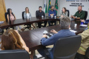 Secretário Hudson se reúne com prefeita e comitiva de Rio Branco do Sul